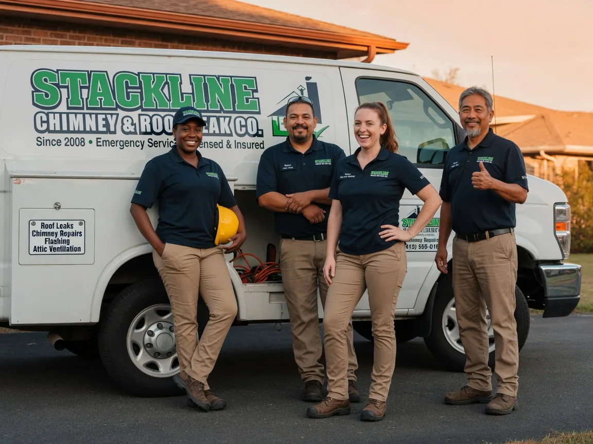 Chimney flashing repair company in Leonard, MI